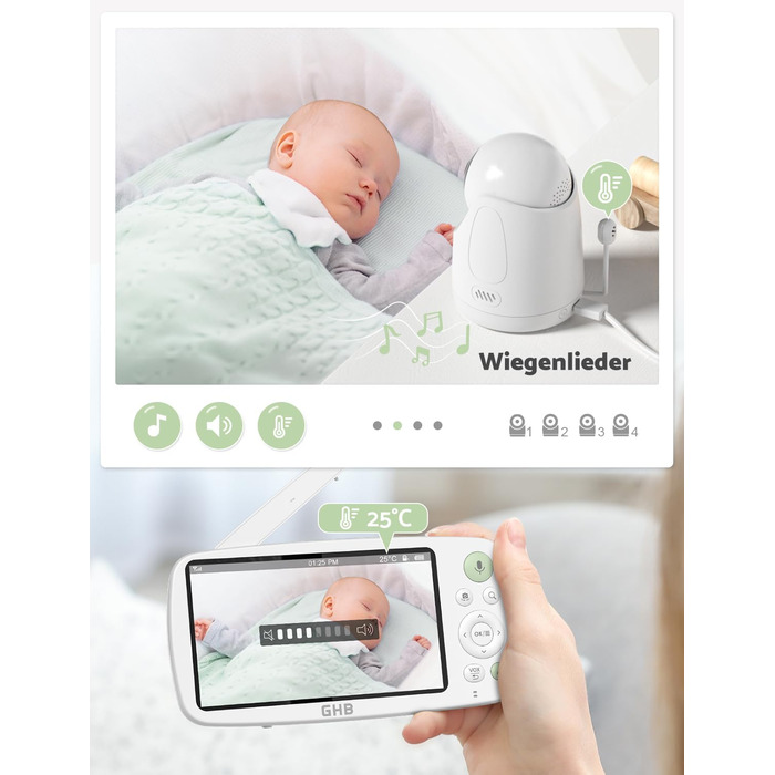 Відеоняня GHB з камерою 5