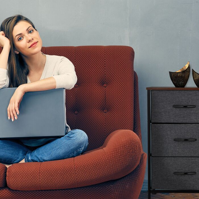 Комод Relaxdays з 6 висувними ящиками