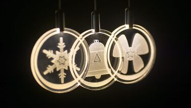 KRINNER Lumix Highlights LED-підсвічування настільне, акрил, блакитний cosmic, 76020