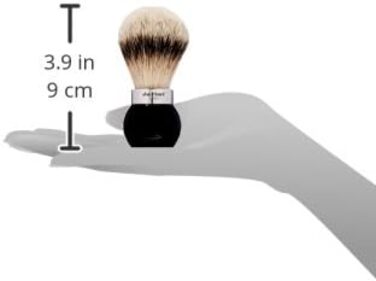 Бритва для гоління Da Vinci SHAVING PINSEL з борсукової шерсті, Ø 25 мм, ручна робота, виготовлена в Німеччині