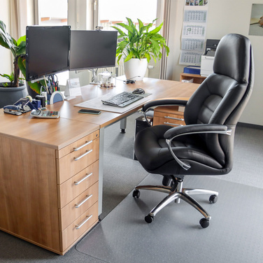 Крісло офісне / Крісло керівника BRENTON XXL зі штучної шкіри чорного кольору hjh OFFICE