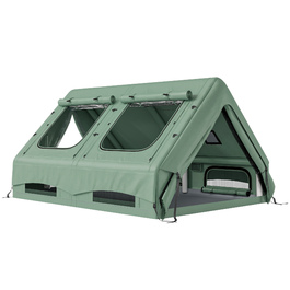 Надувний намет для 8-10 осіб, швидке встановлення, всесезонний, водонепроникний, стійкий до подряпин, з отвором для димоходу та вікном у даху