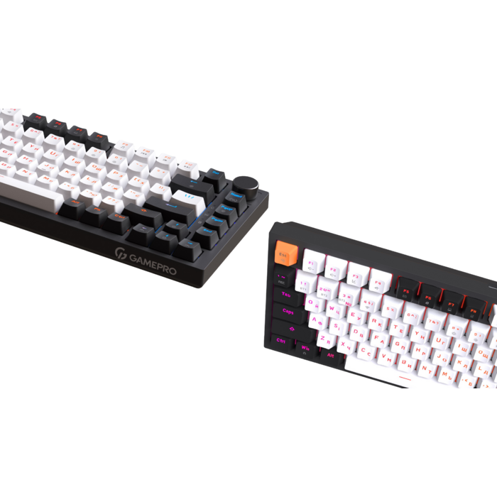 Бездротова механічна клавіатура GamePro MK160 QLAB Sakura Switch Black