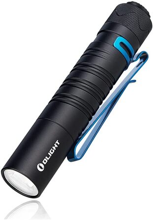 Маленький Світлодіодний ліхтарик OLIGHT I5R EOS USB акумуляторна холодна Біла Ручна лампа 350 люмен 64 метри і 37 годин роботи з хвостовим перемикачем потужна вулична лампа EDC для піших прогулянок і кемпінгу (Червоний) (Чорний)