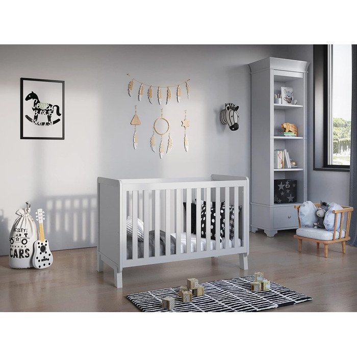 Дитяче ліжко-приліжкове Love For Sleep Francis 120x60 з матрацом Aloe Vera, з дерева