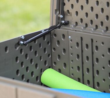 Садовий ящик для зберігання Lifetime 60089, 127x64x67 см, коричневий, стійкий до УФ-випромінювання