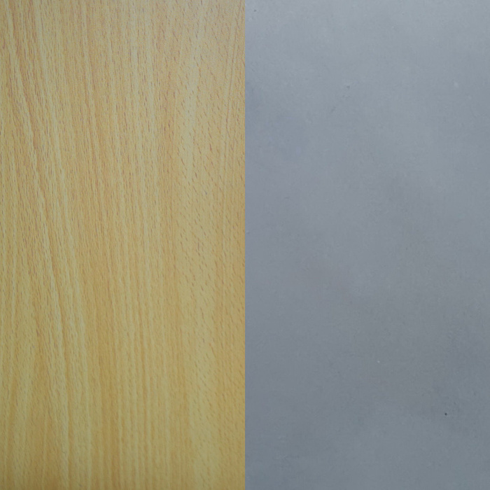 Робочий стіл WORKSPACE BASIC I 165 x 120 см, бук/срібло hjh OFF