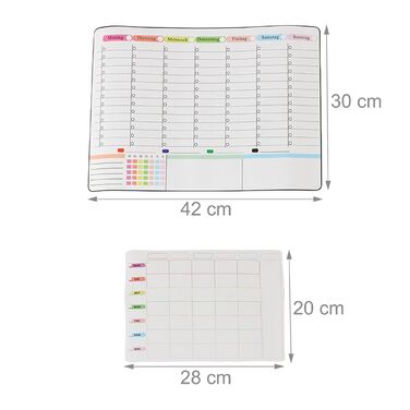 Набір магнітних дошок Relaxdays (3 шт.)