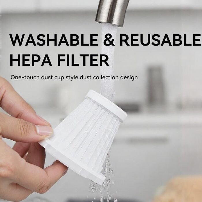 Акумуляторний ручний автомобільний пилосос HOVIN, потужність 24000Па, 3 режими роботи, для авто, дому та диванів, сріблясто-фіолетовий