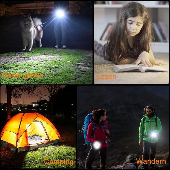 Потужний тактичний ліхтар Relybo LED, 1000000 Люмен, акумуляторний з USB-зарядкою, регулювання яскравості, водонепроникний для кемпінгу та екстрених ситуацій, чорний