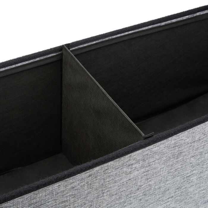 Складаний пуф з підлокотником Relaxdays XL