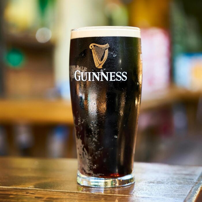 Склянки для пива Guinness Pint 2X 568 мл - Набір келихів для крафтового пива, лагер, ель - Міцне скло для бару та кухні