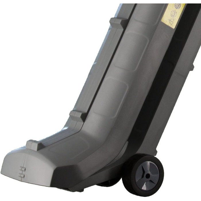 IKRA 74204030 Електричний 3-в-1: пилосос для листя, повітродувка, подрібнювач листя IBV 2800 E, об'єм контейнера 45л, швидкість повітря 275 км/год, 2800 Вт, 230 В, сірий/червоний/чорний