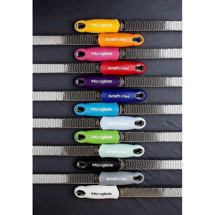 Мікроплан Zester: терка для цитрусових, сиру, імбиру, шоколаду та мускатного горіха (зелена) з нержавіючої сталі, Made in USA, 325 x 35 x 30 мм