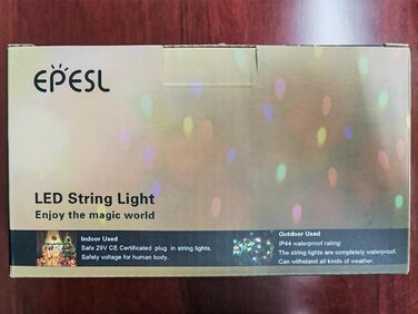 Гірлянда світлодіодна Herbst 35м, 320 LED, фіолетова, для Хелловіну, Різдва, вечірки, саду, дому. Водостійка, 8 режимів, з пам'яттю.