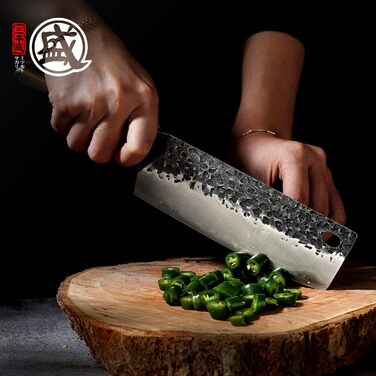 Японський ніж Santoku Mitsumoto Sakari 17 см, ручне ковальство, професійний (з ручкою Pakkawood)