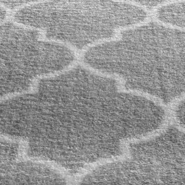 Дизайнерський килим Valetta з коротким ворсом для вітальні в скандинавському стилі бохо, що миється чорно-білий (сірий, 060x120 см)