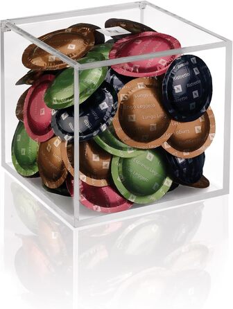 Контейнер для капсул Nespresso VIEW Cube - стильна та зручна організація капсул кави (50 шт.)