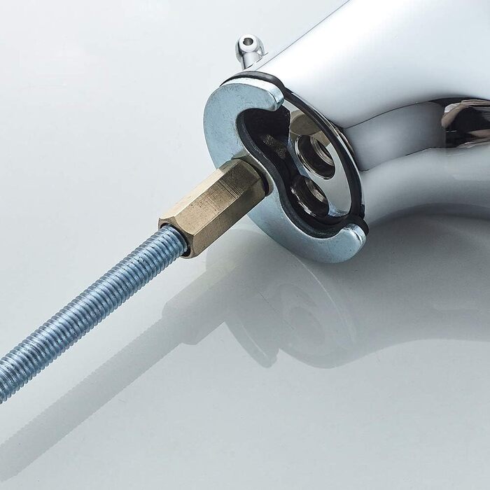 Змішувач для ванної кімнати Ibergrif Bari з медичним грифом, настінний, хром/срібло, висота виливу 45 мм, модель M11053 Modern