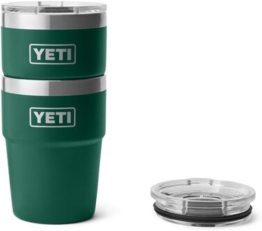 Термос YETI Rambler 473 мл з кришкою MagSlider, колір Black Forest Green