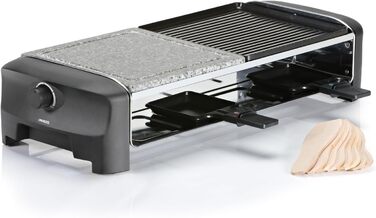 Кам'яна тарілка RACLETTE та тарілка для гриля на 8 осіб 2 шт. 221 см, 1400 Вт