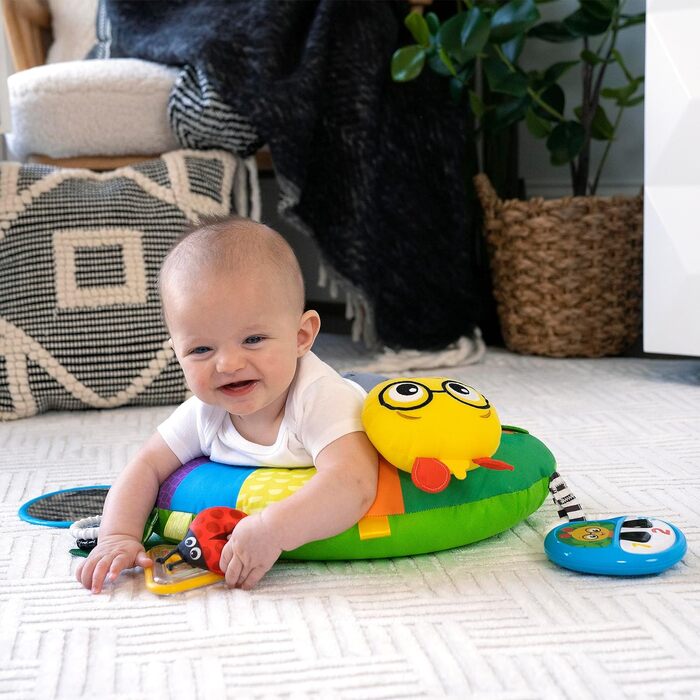 Подушка Baby Einstein Cal-a-Pillow Prone Activity Pillow, мультисенсорна, 0 місяців і старше