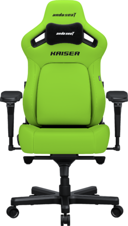 Крісло ігрове Anda Seat Kaiser 4 Cyber Green PVC Size XL