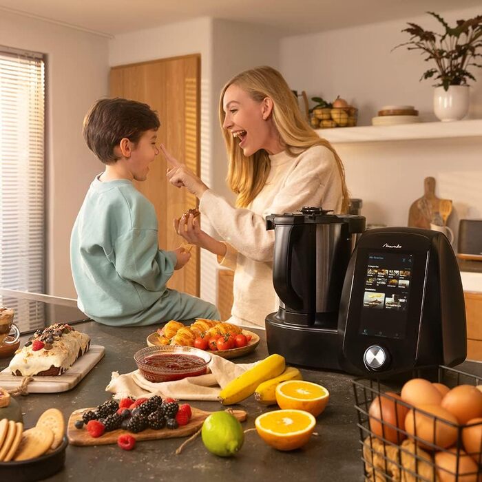 Кухонний комбайн Cecotec Mambo 12090 Habana: 1700 Вт, 30 функцій, ваги, сенсорний екран, нержавіюча сталь та керамічний посуд, 3.3 л