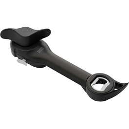 Відкривач Kuhn Rikon Auto Safety Master для банок, пляшок та скляних банок, чорний, 22,9 x 7 см