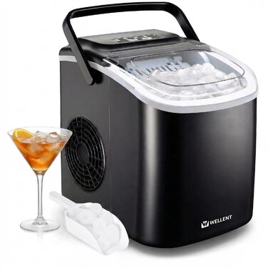 Льодогенератор Klarstein – Ice Maker, 12 кг/24 год, 2 розміри кубиків льоду, самоочищення, синій – для дому, кухні, офісу, бару