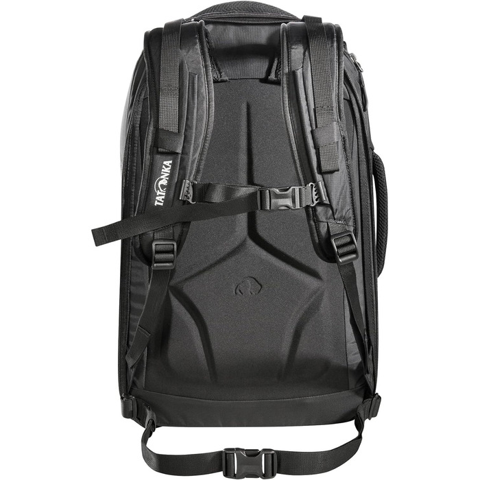 Рюкзак для ручної поклажі зі складними плечовими ременями - повністю складається - об'єм 40 літрів (чорний), 40L -