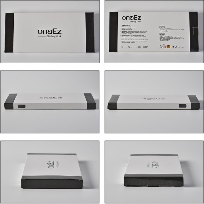Маска для сну OnaEz 12 мм сіра