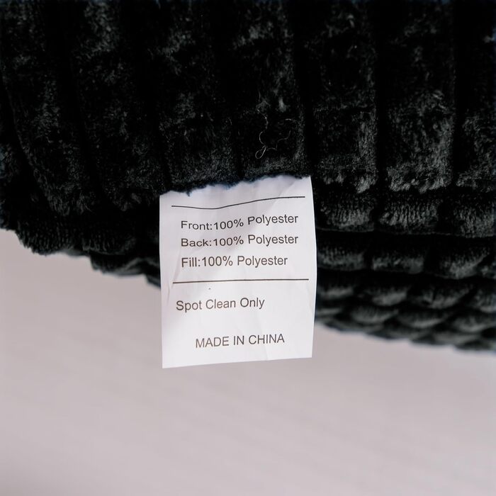 Лежак для читання Lesekissen, великий, для дорослих та дітей, з підлокітниками, підтримка спини для відпочинку та сну, вафельний малюнок, стереоскопічний дизайн, чорний, великий