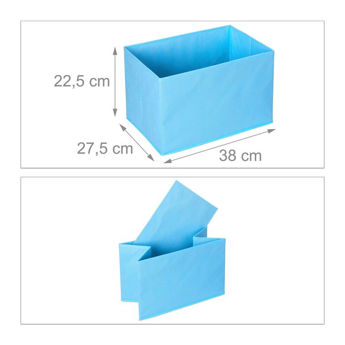 Поличка Relaxdays для дітей з 4 тканинними кошиками