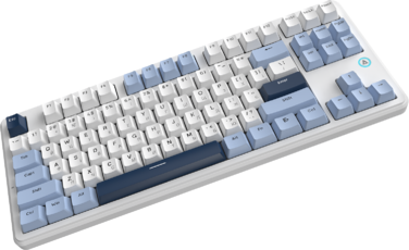 Дротова механічна клавіатура Ajazz AK870 V2 Flying Fish Switches White (AK870-V2-FF-BWB)