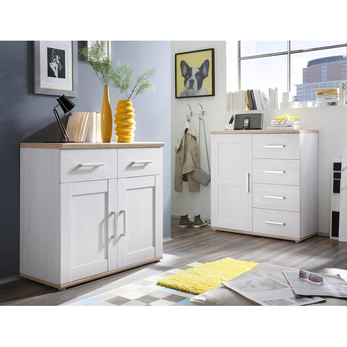 Комод-тумба Stella Trading ROMANCE з ламінованого ДСП в декорі 