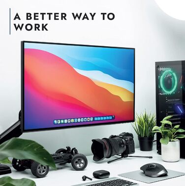 Кріплення для монітора Invision MX200, 19-32 дюйми, VESA 75/100 мм, регульоване, для офісу та дому