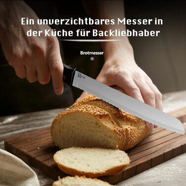 Набір ножів кухарських 7 предметів з бруском, кухонний набір ножів, ножа, ножиці, брусок для нарізки м'яса/овочів/фруктів, для нарізання, кубиків, шинкування (сріблястий)
