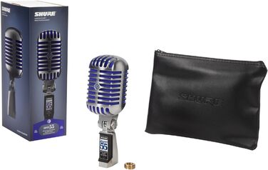 Вокальний мікрофон Shure Super 55 Deluxe – вінтажний динамічний суперкардіоїдний Unidyne, легендарний дизайн, класичне звучання, міцний литий корпус