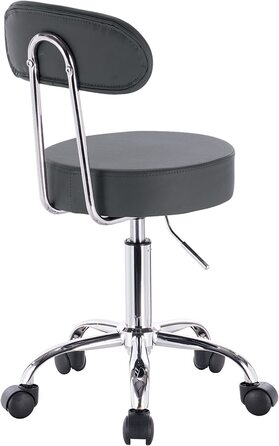 Робочий стілець WOLTU обертовий стілець для інвалідних колясок обертовий стілець офісне крісло Hokcer з регульованою по висоті спинкою Білий Bh34ws - 1 (Сірий)