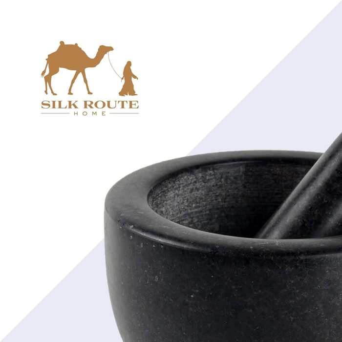 Набір для стукання та перетирання Granit з підставкою, класичний лак