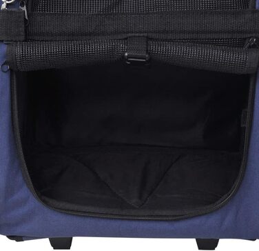 Складна сумка-візок для собак з рюкзаком для транспортування (синій)