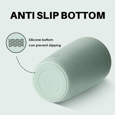 Термокружка BOTTLE Thermobecher 350 мл, для кави та чаю, витікання, Quick-Press, Isolierbecher Travel Mug Classic Grande (Зелена)