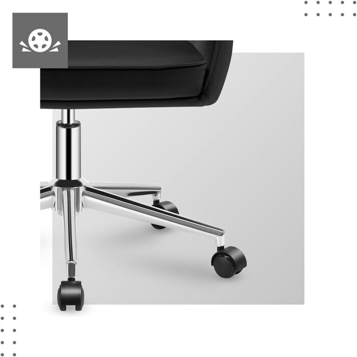 Крісло MARK ADLER Future 5.2 Black - офісне крісло з регулюванням висоти, чорне, для дому та офісу