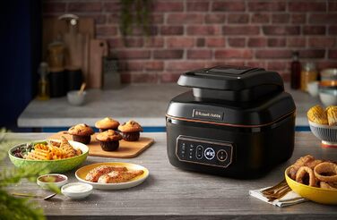 Фритюрниця Russell Hobbs SatisFry XL 5.5л з Rapid Air: гриль, мультиварка, повільне приготування, випікання