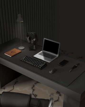 Ігрова мишка Pad Black Shark XXL 1200 x 600 мм - великий килимок для миші з водовідштовхувальним покриттям та антиковзною основою