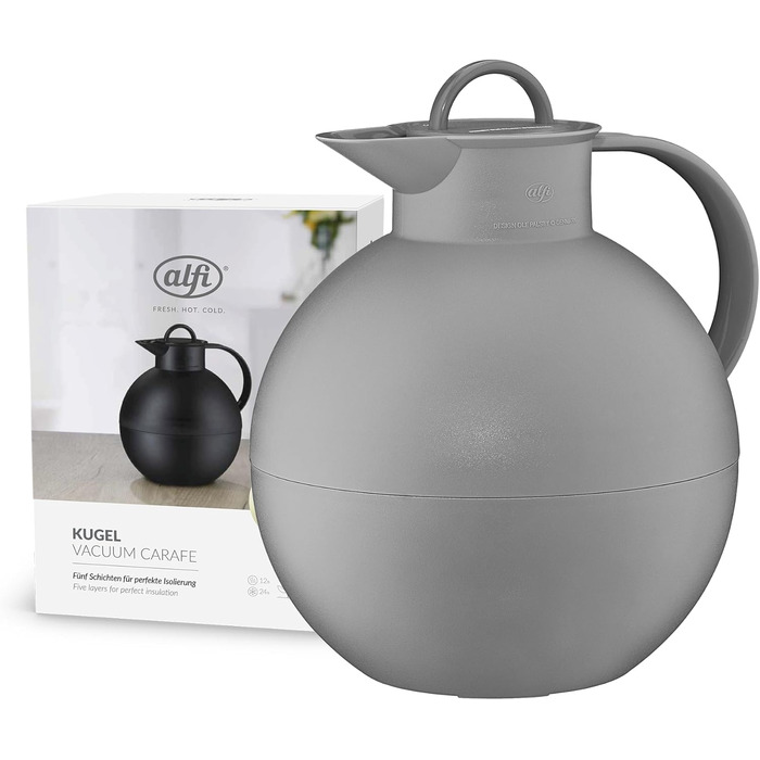 Термокружка Alfi Kugel 0.94л, Vintage Indigo, з нержавіючої сталі, без BPA, дизайнерська модель