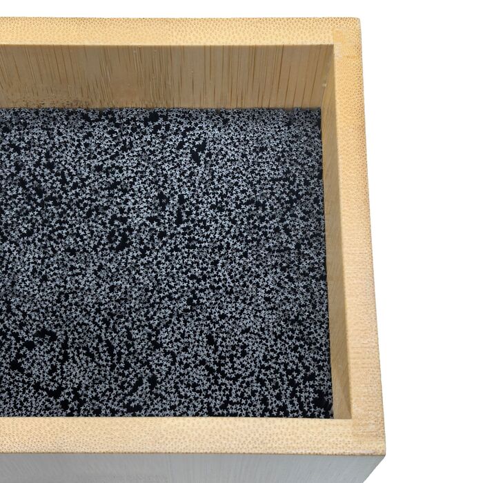 Блок для ножів Relaxdays з бамбука та вставкою з щетиною