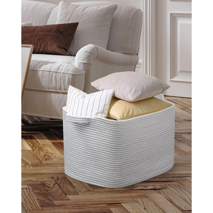 Складаний кошик для білизни 63л, 2 шт. (білий та коричневий), 1 шт. (світло-сірий)