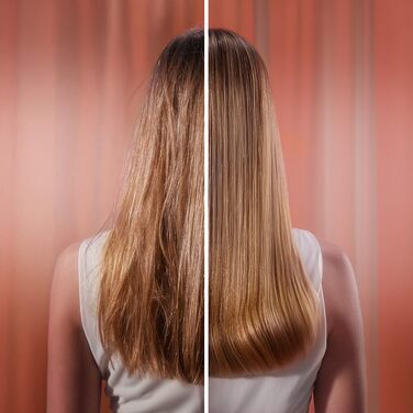 Фен Cecotec DryGlam Waves Champagne з безщітковим мотором та Plasmatechnologie, 1600W, 110000RPM, 4 насадки, Coanda-ефект, цифрова панель, інтелектуальне регулювання температури, функція пам'яті